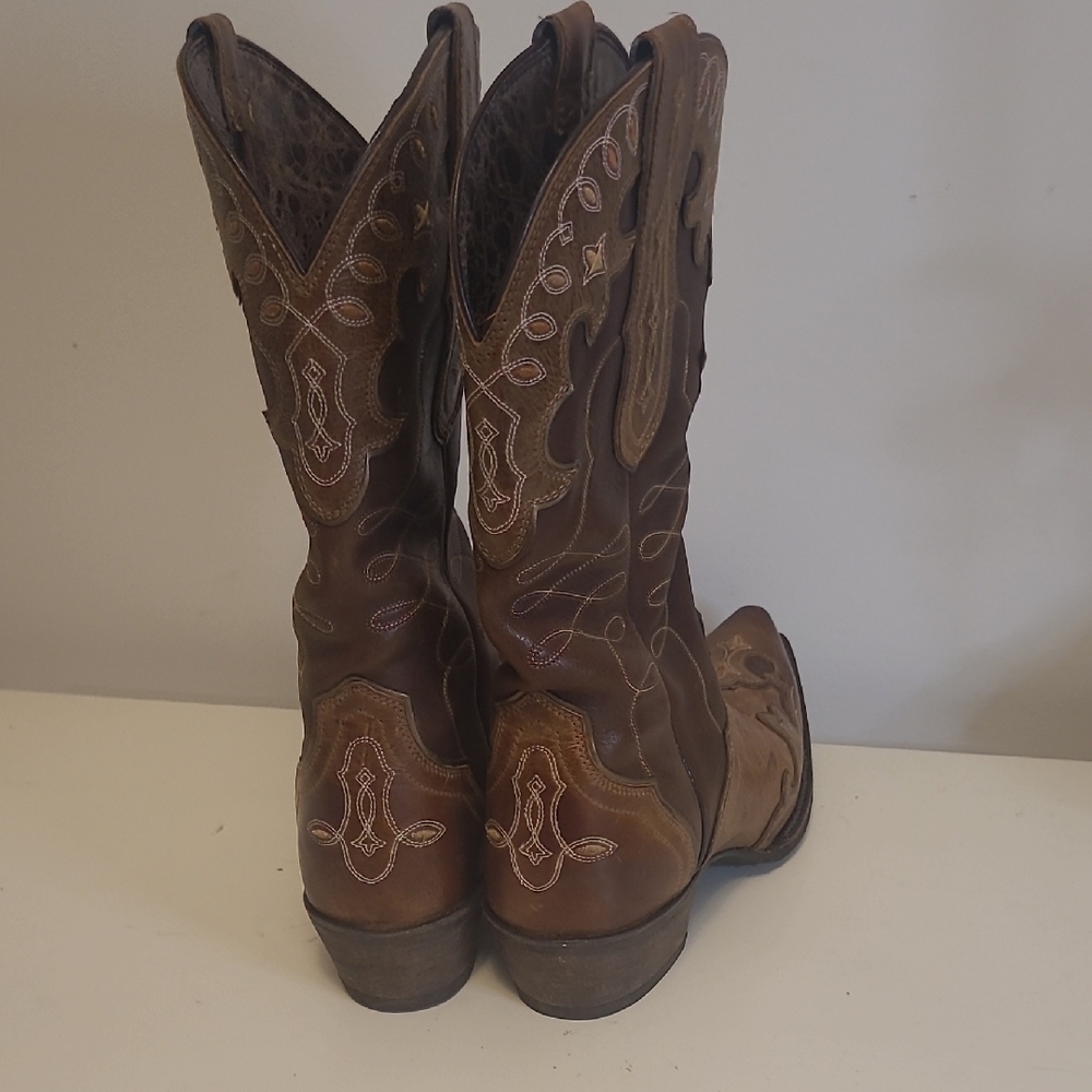 Ariat Brown Western Ankle Boots - Picture 6 of 16